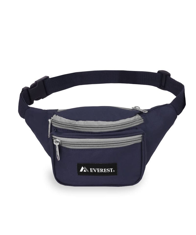 Everest Signature Waist Pack - Standard, Navy/Gray, One Size - Image 2